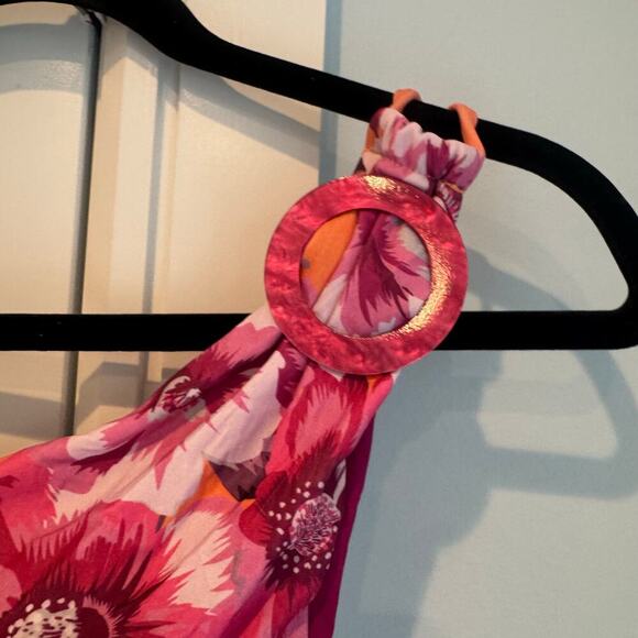 Becca by Rebecca Virtue Full Bloom Arabella Asymmetrical One-Piece Multi S NWT - Picture 11 of 16